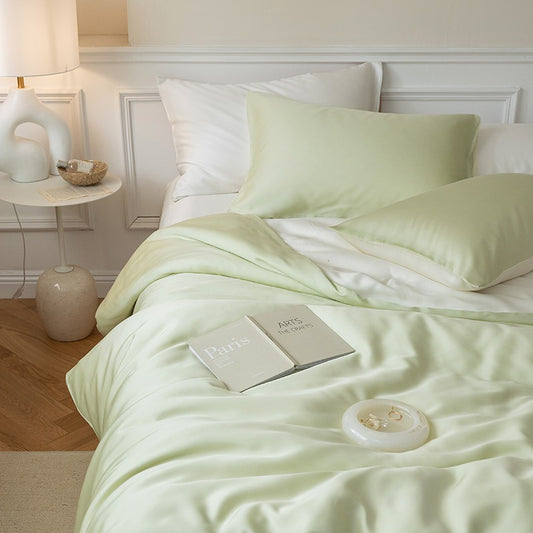 Light Luxury Lenzing Tencel Four-Piece Summer Silk Bed Set - Harmony Gallery