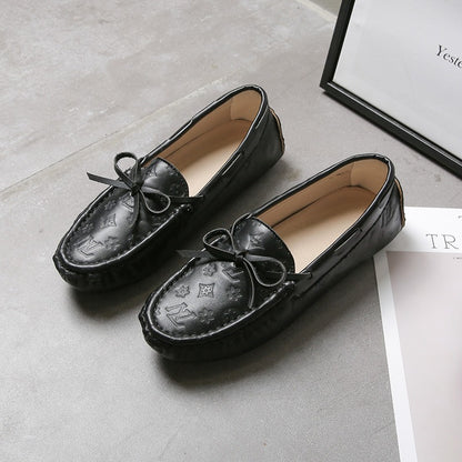 Soft Leather Fashion All-Match Comfy Flat Women's Loafer - Harmony Gallery