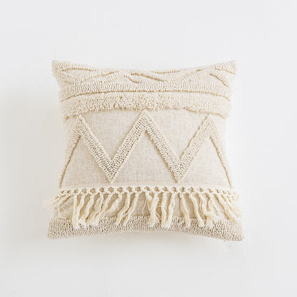 Bohemian Handmade Tassel Embroidery Living Room Cushion - Harmony Gallery