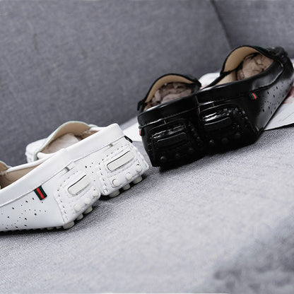 Breathable All-Match Soft Leather Comfy Women's Loafer - Harmony Gallery