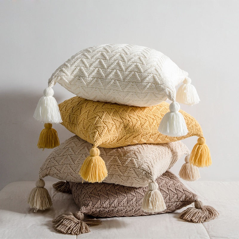 Nordic Decoration Knitted Living Room Sofa Homestay Cushion - Harmony Gallery