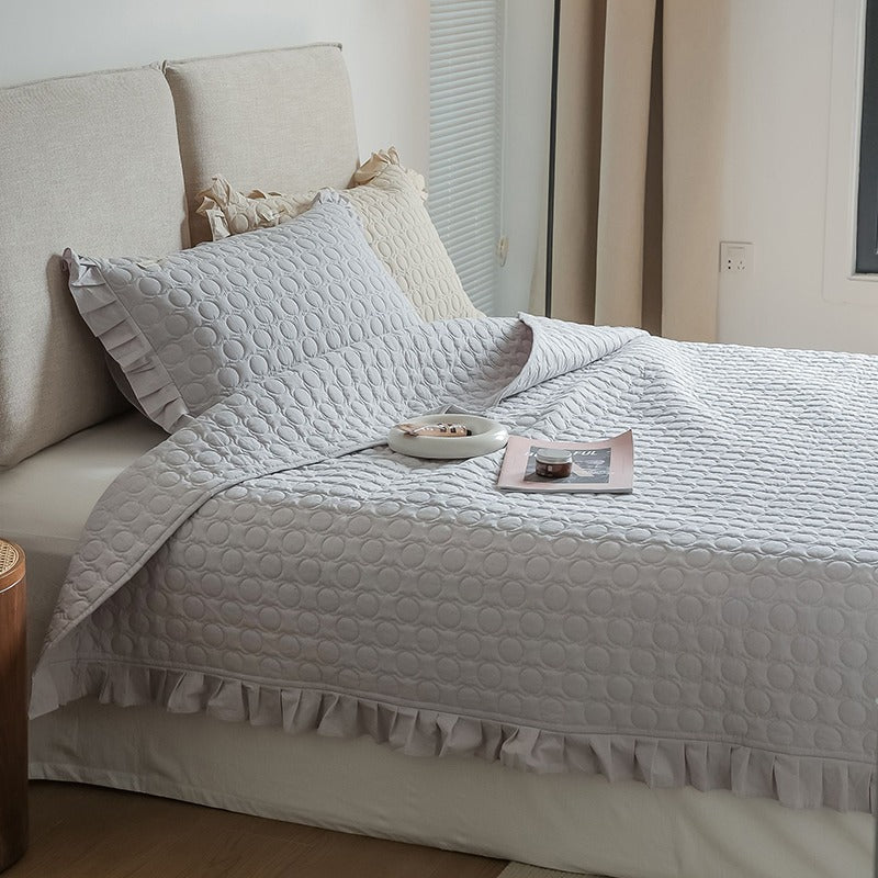 French Lace Multifunctional Washed Cotton Bed Cover - Harmony Gallery