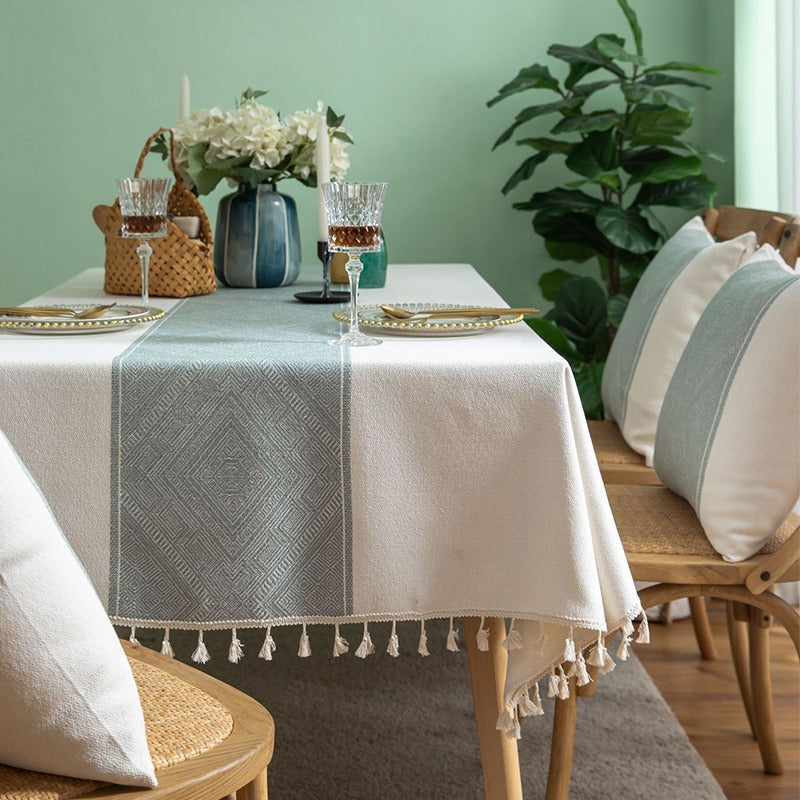 Simple Modern Rectangular Nordic Coffee Tablecloths - Harmony Gallery