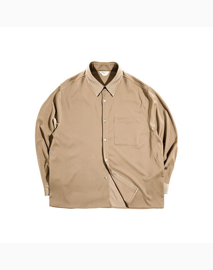 American Retro Satin Loose Ice Silk Drape Men's Shirt - Harmony Gallery