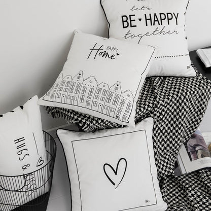 Simple Nordic Cotton Living Room Sofa Cushion - Harmony Gallery
