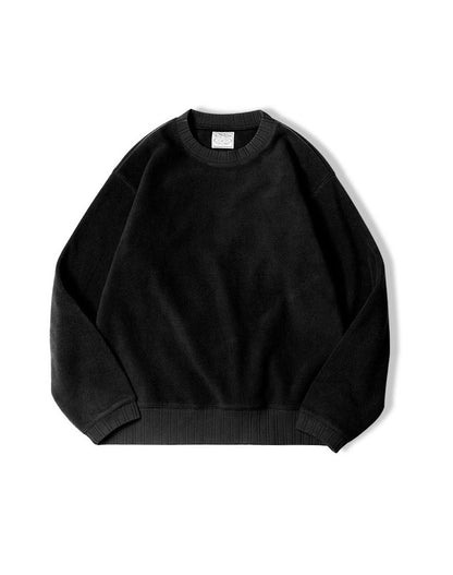 Tooling American Retro Round Neck Warm Fleece Men's Sweater - Harmony Gallery