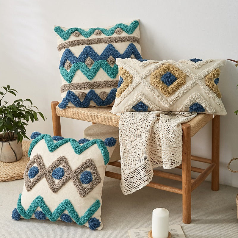 Bohemian Hand Tufted Ethnic Homestay Decoration Sofa Cushion - Harmony Gallery