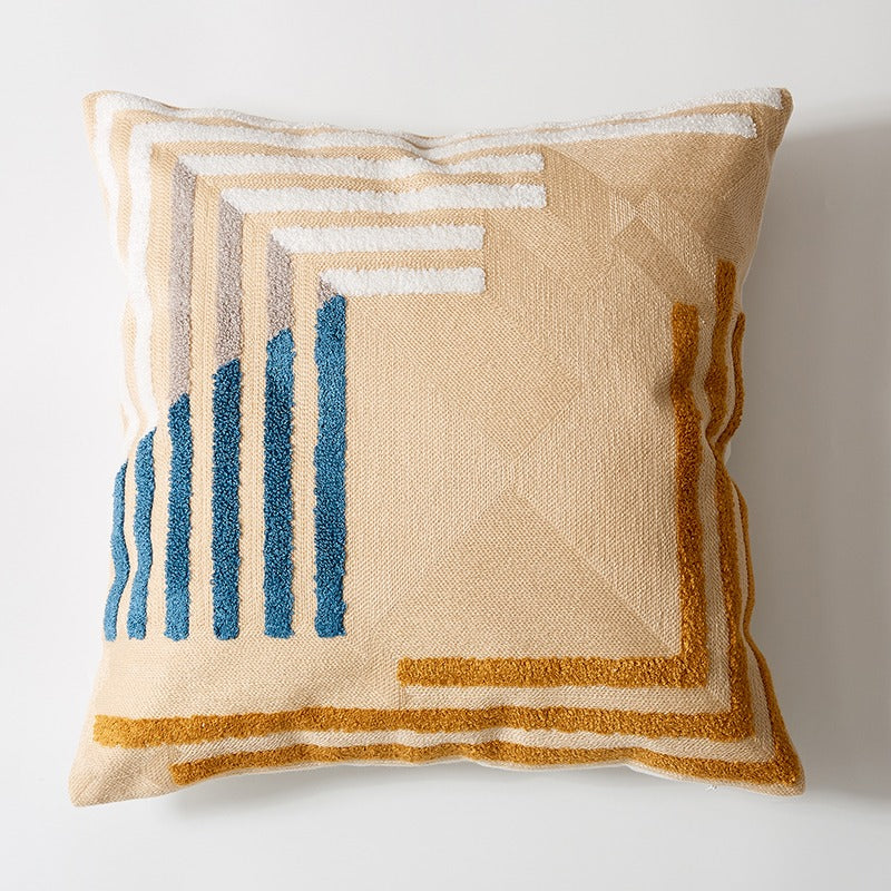 Nordic Decorative Cotton Embroidered Living Room Pillowcase - Harmony Gallery