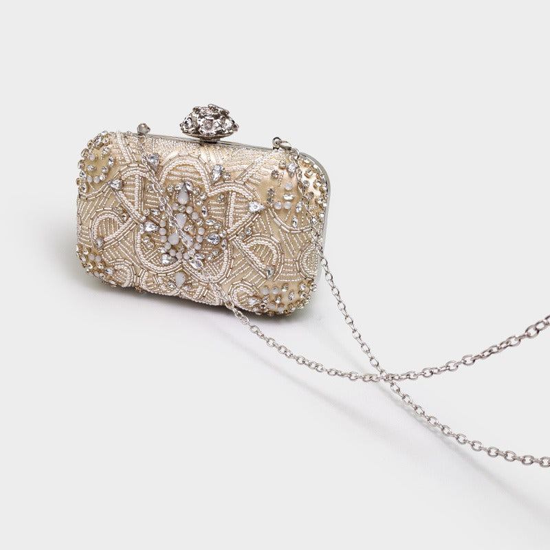 Banquet High Matching Diamond Bride Clutch Bag - Harmony Gallery