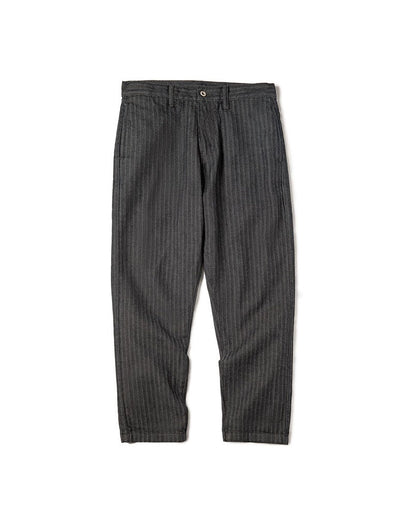 Workwear American Retro HBT Straight Striped Men's Trousers - Harmony Gallery