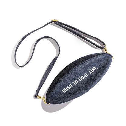 American Denim Rugby Commuter One-Shoulder Men's Bag - Harmony Gallery