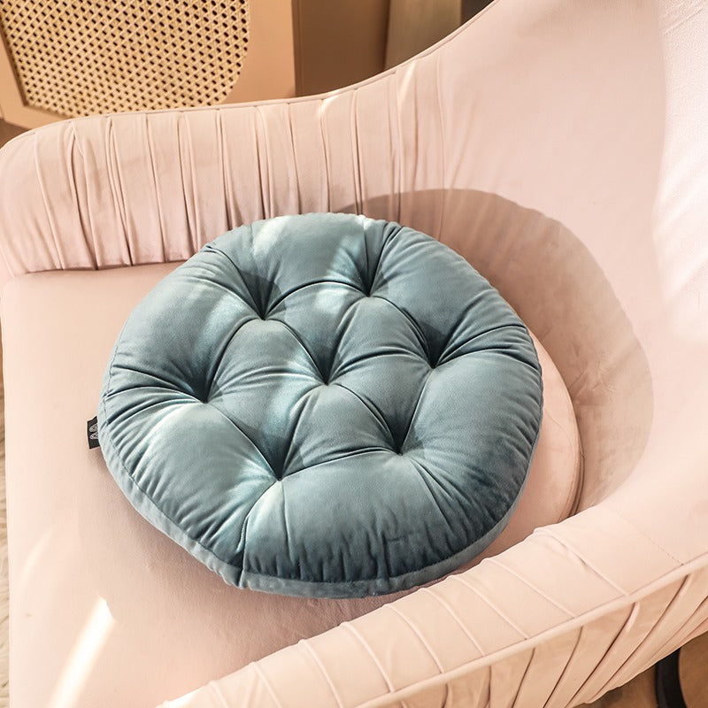 Velvet Thickened Warm Winter Round Chair Cushion - Harmony Gallery