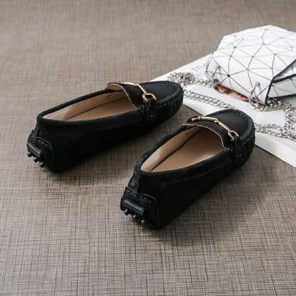 Genuine Leather Fashion All-Match Soft Women's Flat Loafer - Harmony Gallery