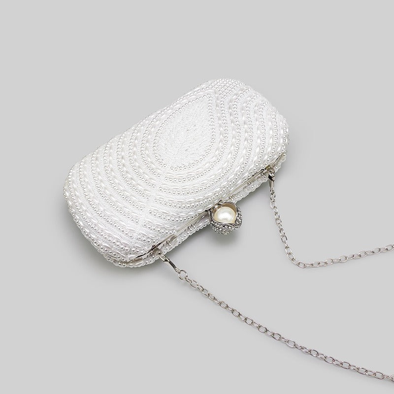 Bridal Wedding Trendy Pearl Senior Clutch Bag - Harmony Gallery