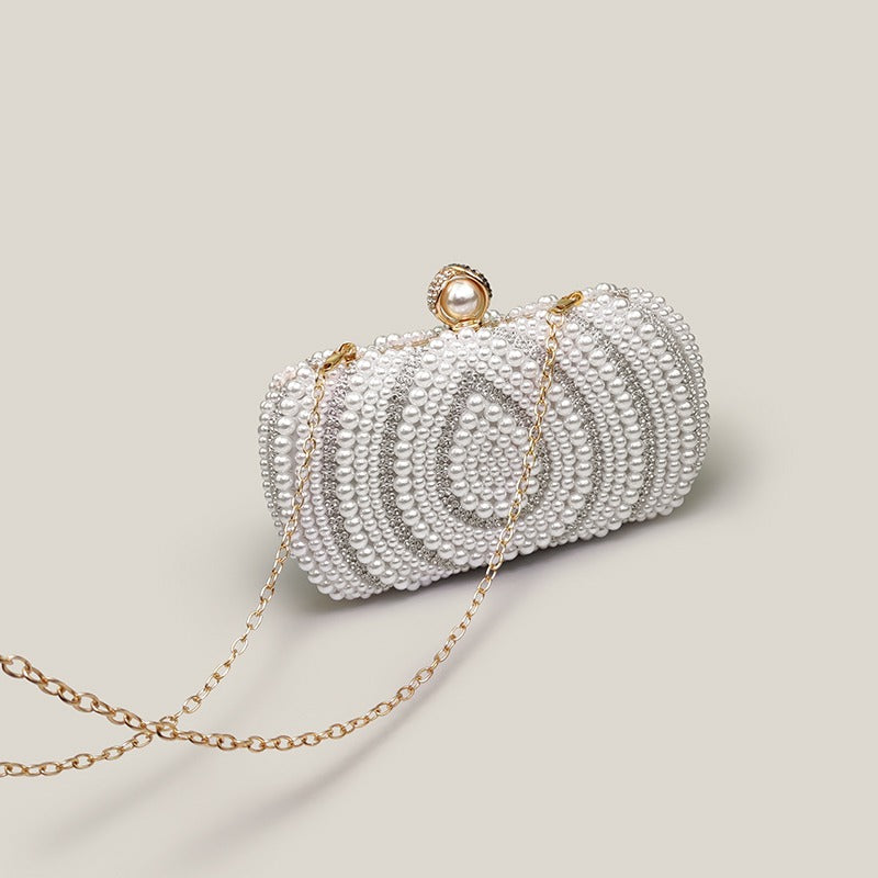 Diamond Pearl High-End Bridal Wedding Women's Clutch Bag - Harmony Gallery