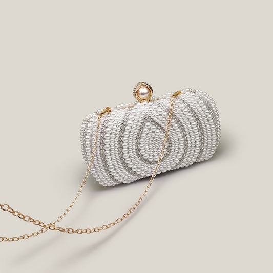 Diamond Pearl High-End Bridal Wedding Women's Clutch Bag - Harmony Gallery