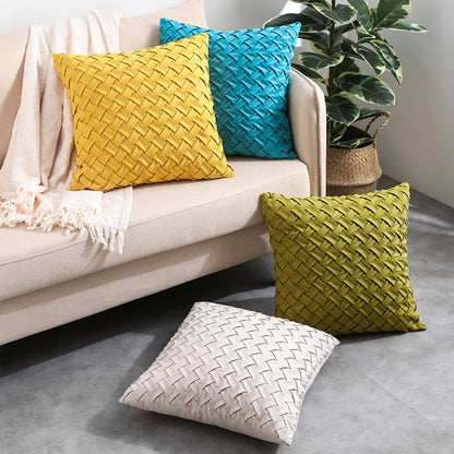 Simple Modern Suede Living Room & Bedroom Sofa Cushion - Harmony Gallery