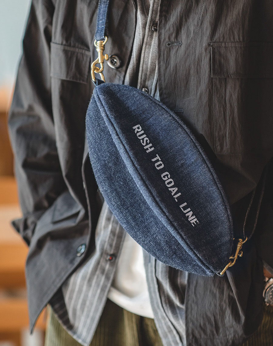 American Denim Rugby Commuter One-Shoulder Men's Bag - Harmony Gallery