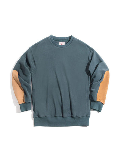 American Retro Plus Fleece Coral Men's Sweater - Harmony Gallery