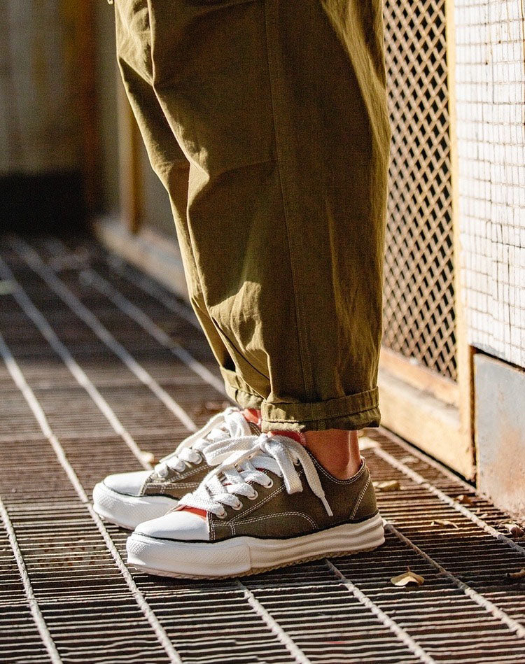 Casual Yasuhiro Mihara Dissolving Board Men's Canvas Shoes - Harmony Gallery
