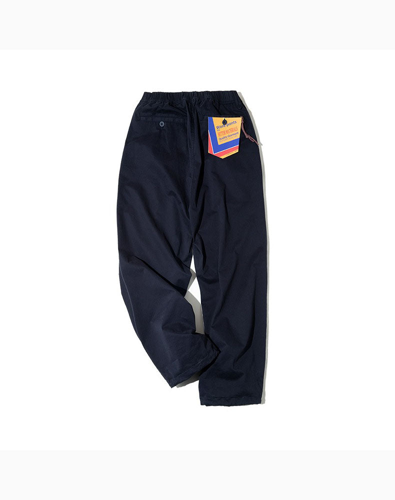 Tooling American Retro Loose Casual Elastic Men's Trousers - Harmony Gallery