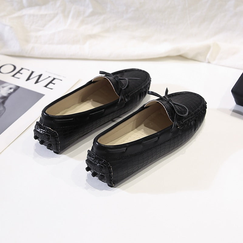Soft Leather Trendy Comfortable Flat Women's Loafer - Harmony Gallery