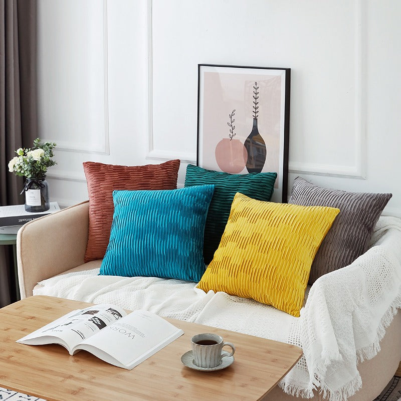 Handmade Nordic Velvet Living Room Sofa Cushion - Harmony Gallery