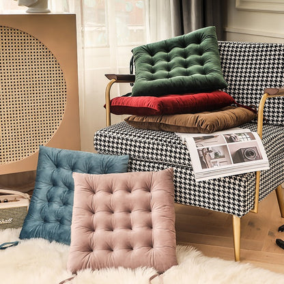Thickened Soft Warm Square Non-Slip Chair Cushion - Harmony Gallery