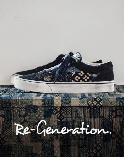 Autumn Retro Cashew Flower Casual Unisex Canvas Shoes - Harmony Gallery