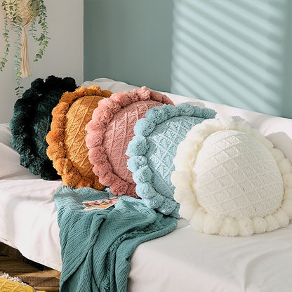 Removable Sunflower Round Ball Sofa Cushion - Harmony Gallery