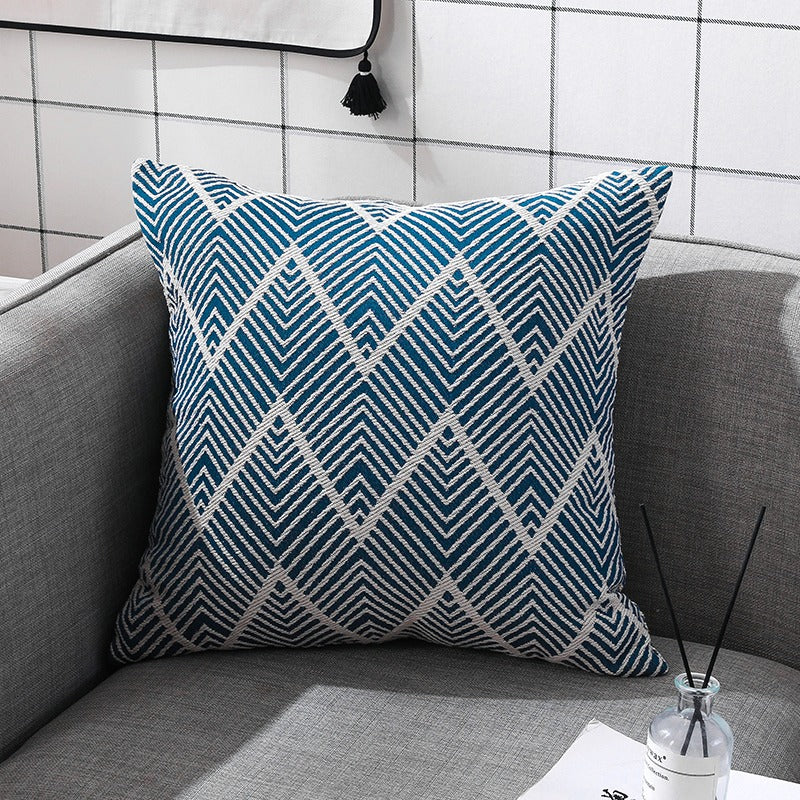Rectangular Nordic Cotton & Linen Sofa Living Room Cushion - Harmony Gallery