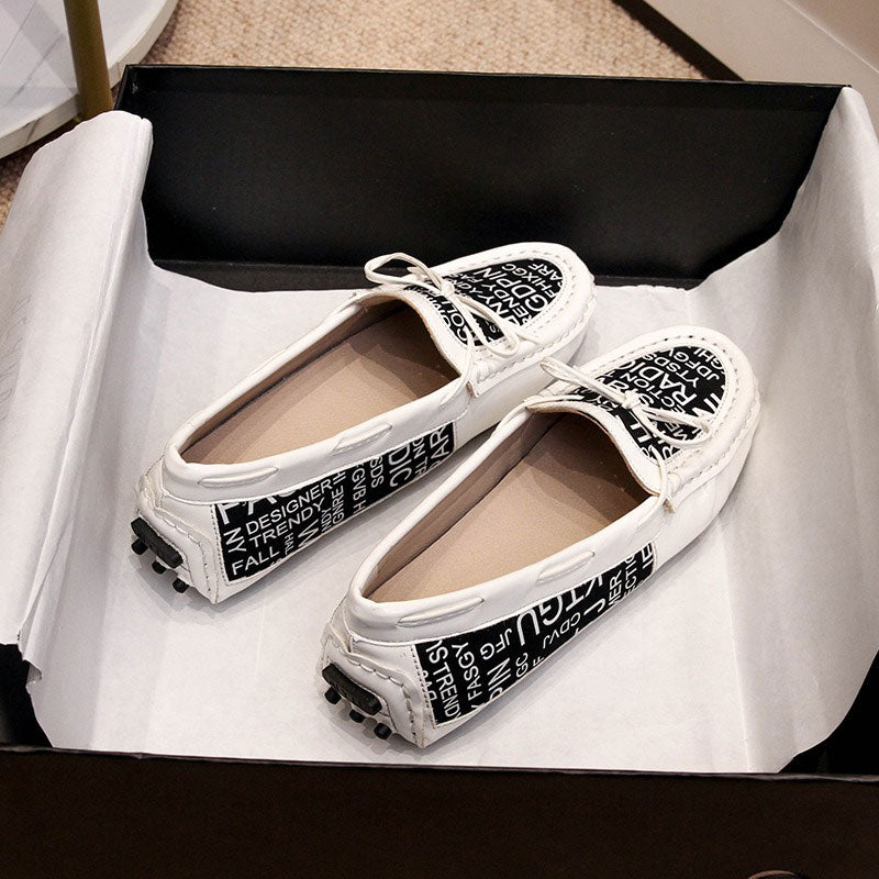 Patent Leather Comfortable Flat Bottom Women's Loafer - Harmony Gallery