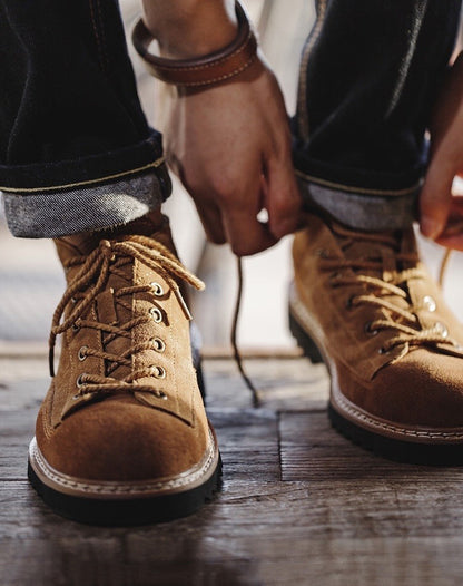 Low-Cut Retro British Style Short-Face Martin Casual Men's Boot - Harmony Gallery