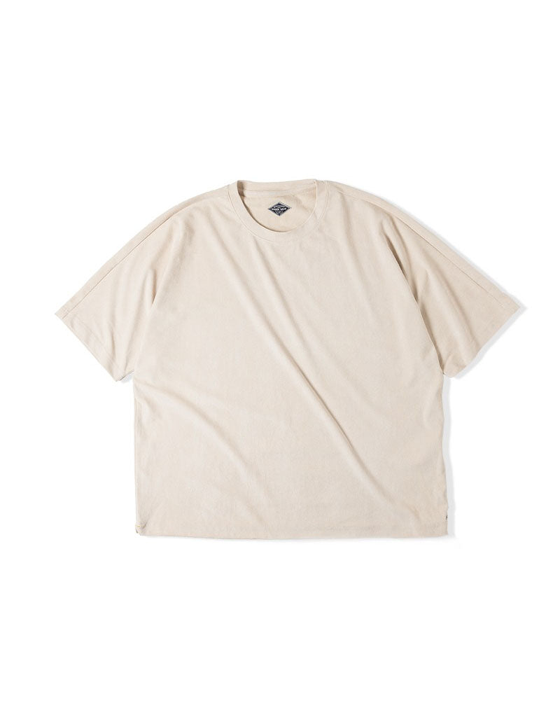 Tooling Retro Faux Suede Loose Soft Waxy Breathable Men's T-Shirt - Harmony Gallery
