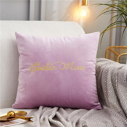 Nordic Light Luxury Velvet Sofa Living Room Cushion - Harmony Gallery