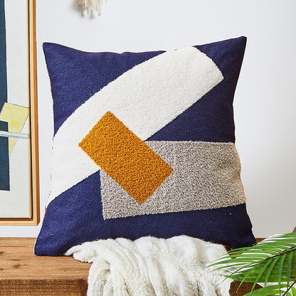 Nordic Cotton Towel Embroidery Living Room Sofa Cushion - Harmony Gallery