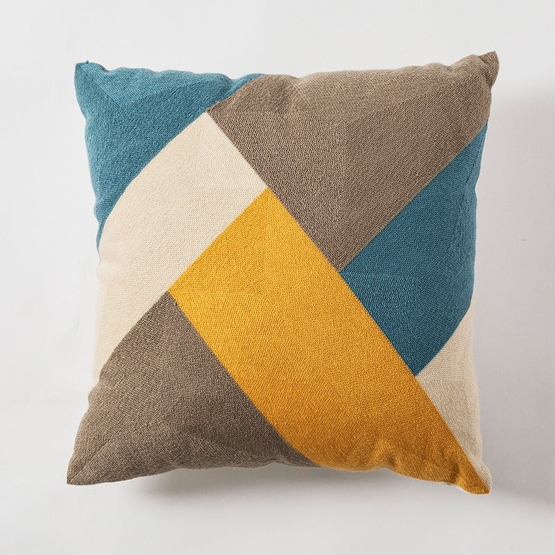 Embroidery Nordic Cotton Living Room Sofa Pillowcase - Harmony Gallery