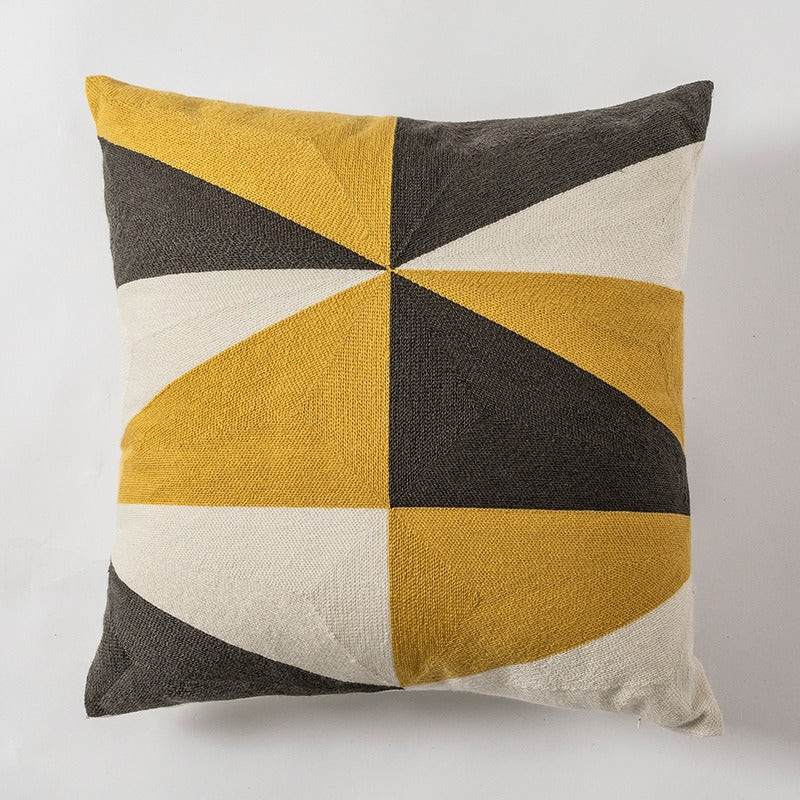 Embroidery Nordic Cotton Living Room Sofa Pillowcase - Harmony Gallery