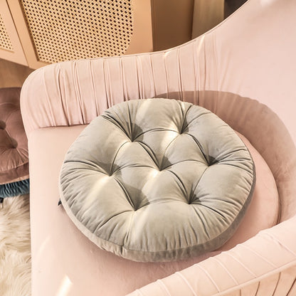 Velvet Thickened Warm Winter Round Chair Cushion - Harmony Gallery