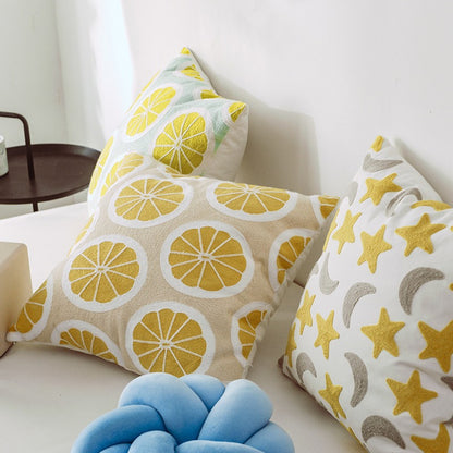 Embroidery Nordic Cotton Living Room Sofa Pillowcase - Harmony Gallery