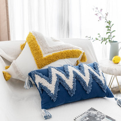 Morocco Hand Tufted Living Room Sofa Cushion - Harmony Gallery