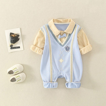 Newborn One-Piece Western College Baby Boy's Romper - Harmony Gallery