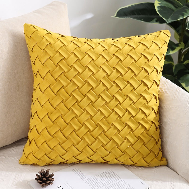 Simple Modern Suede Living Room & Bedroom Sofa Cushion - Harmony Gallery
