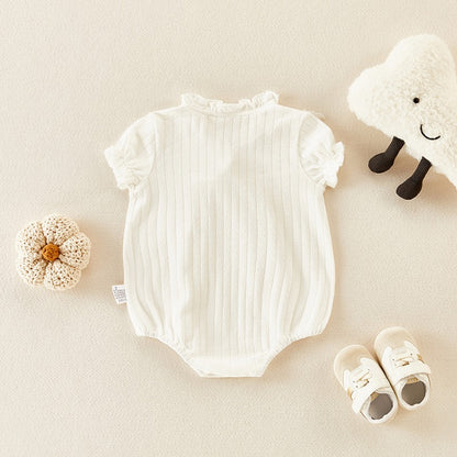 One-Piece Full Moon Summer Thin Baby Girl's Romper - Harmony Gallery
