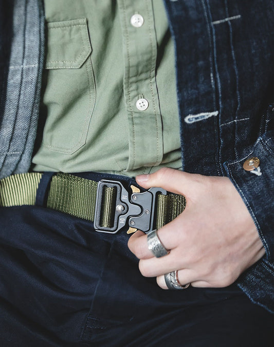 Tooling Cobra Automatic Functional Canvas Special Men's Belts - Harmony Gallery