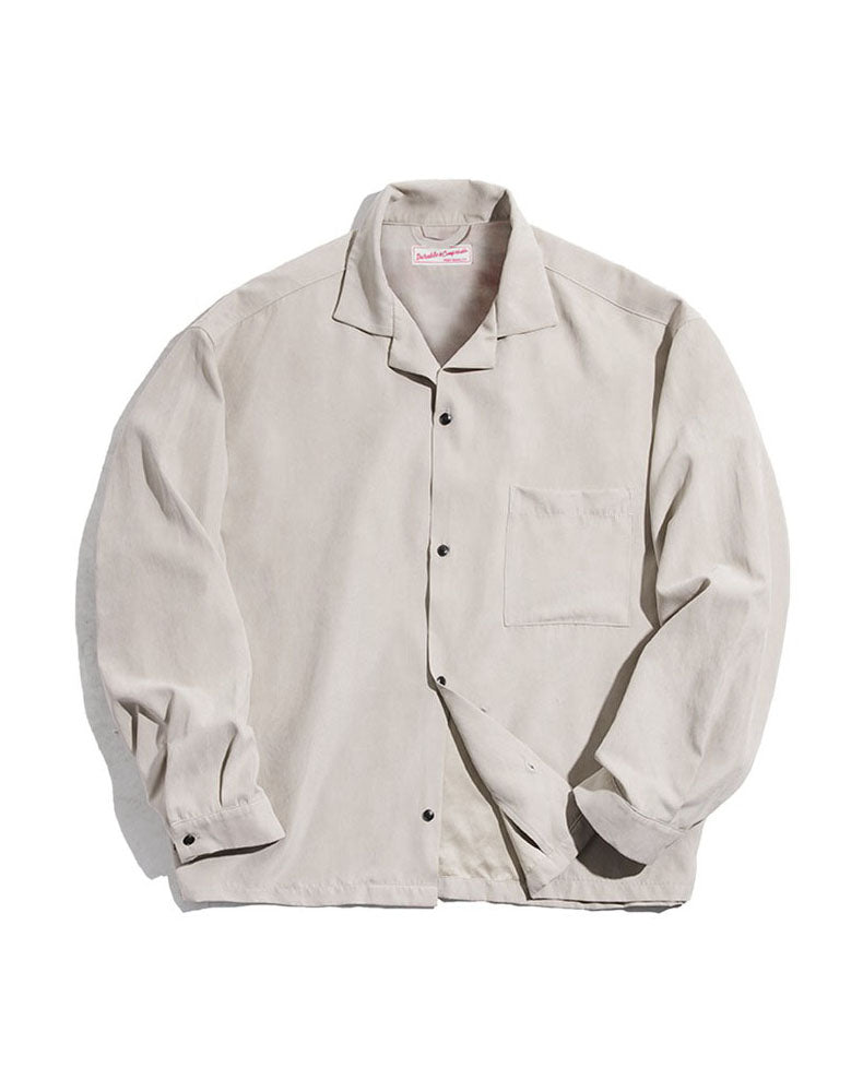 Workwear American Folded Vintage Loose Men's Shirt - Harmony Gallery