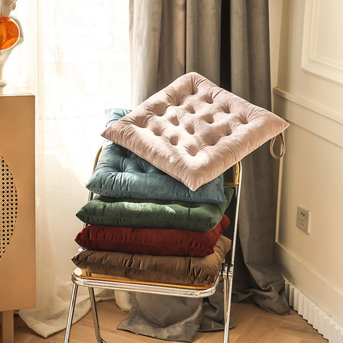 Thickened Soft Warm Square Non-Slip Chair Cushion - Harmony Gallery