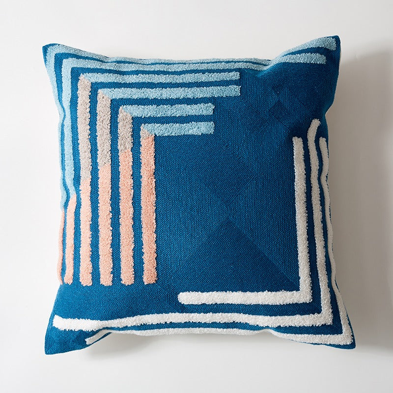 Nordic Decorative Cotton Embroidered Living Room Pillowcase - Harmony Gallery