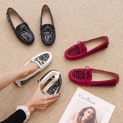 Patent Leather Comfortable Flat Bottom Women's Loafer - Harmony Gallery