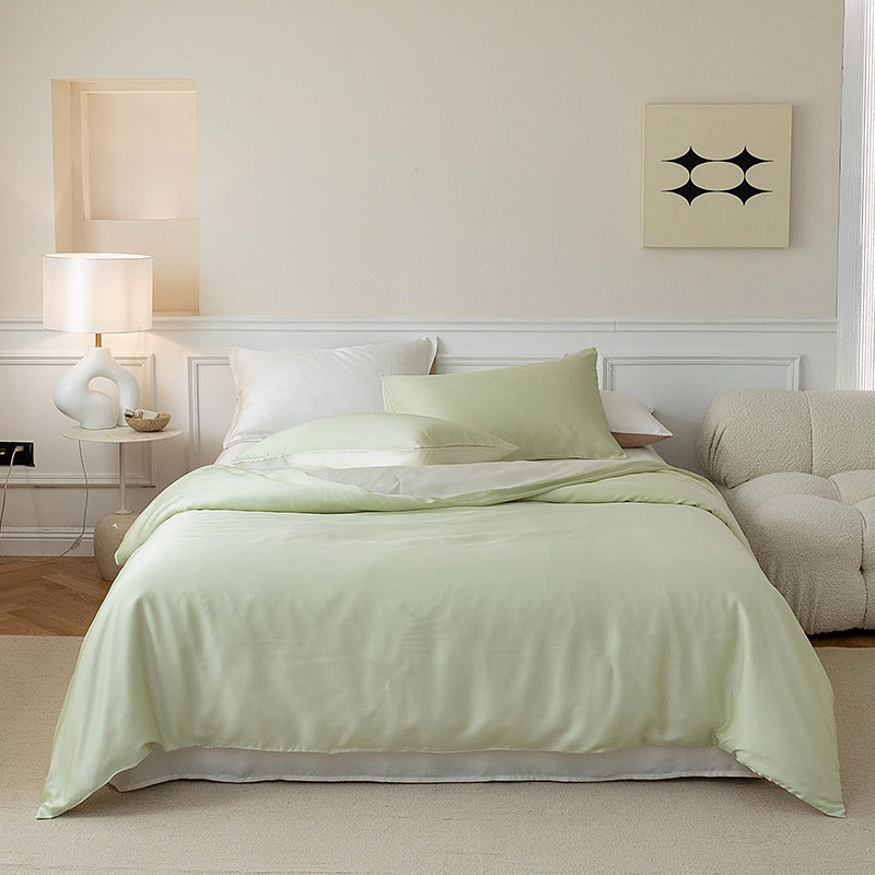 Light Luxury Lenzing Tencel Four-Piece Summer Silk Bed Set - Harmony Gallery